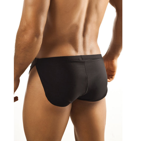 Men's Microfiber Free Size Brief Underwear (Black, Red, White)