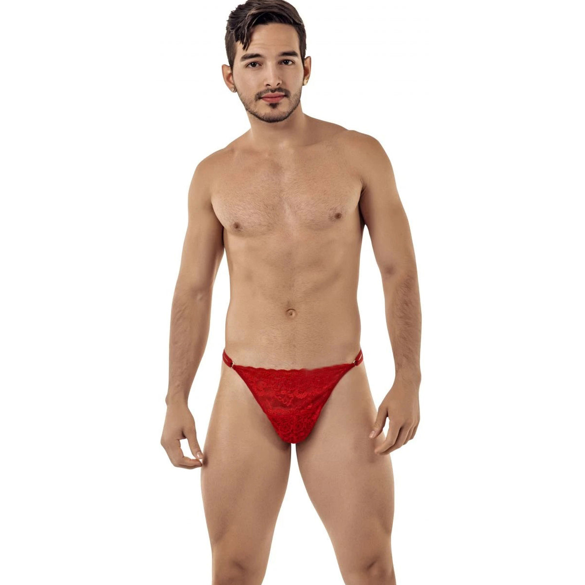 Men's Lycra Lace Thong Underwear