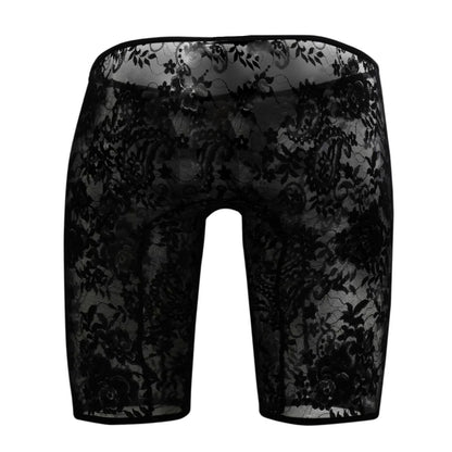 Men's Power Net + Lace Fabric Boxer Underwear