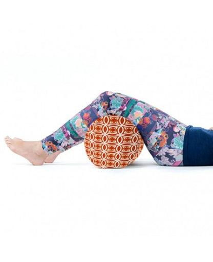 Yoga & Meditation Buckwheat Hulls Filling Bolster Pillow
