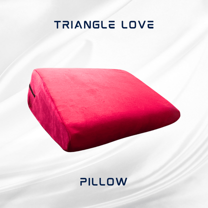 Striking Red Triangle Love Pillow