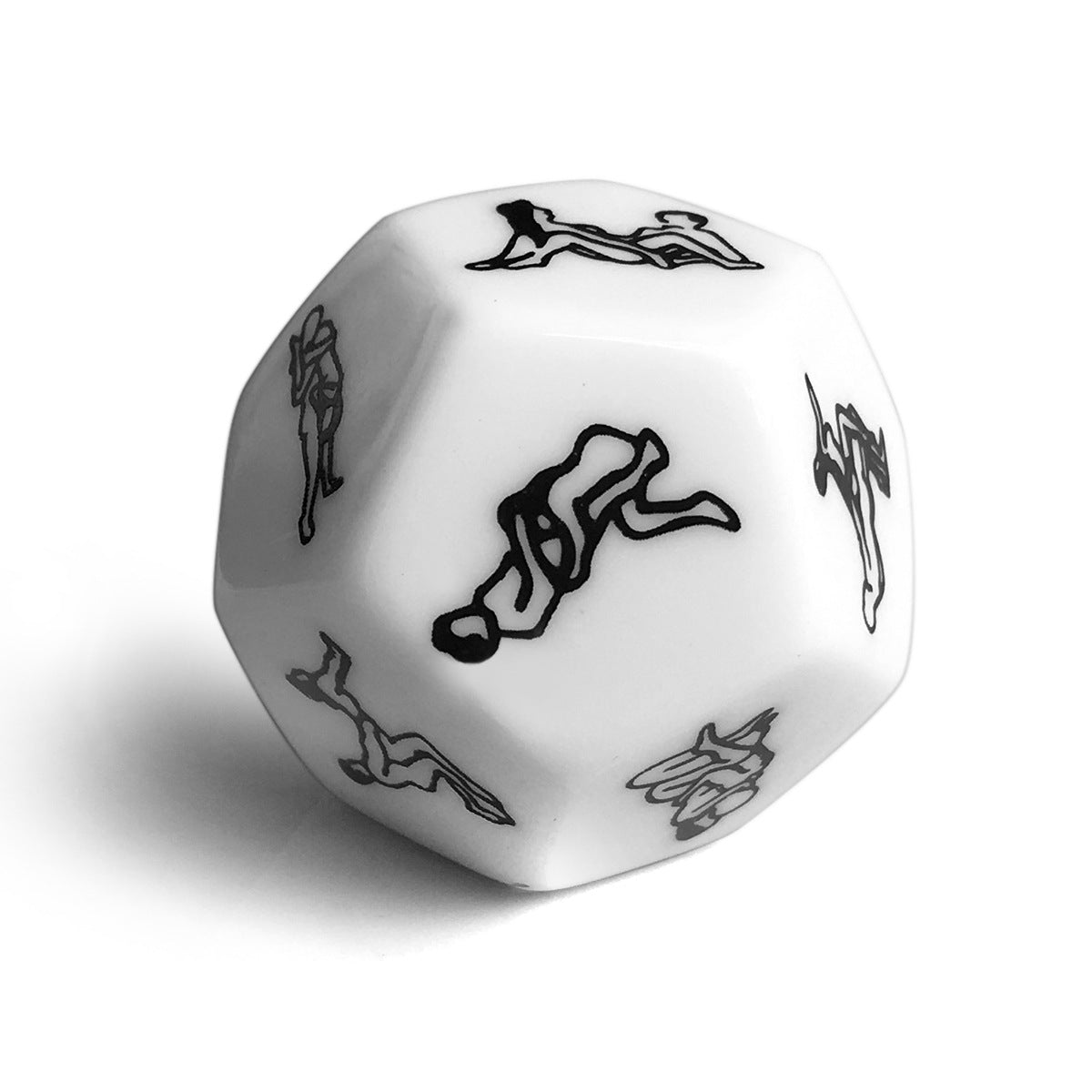 12-Sided Love Dice – Multi-Position Pleasure Game for Couples