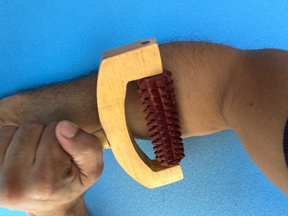 Wooden Roller Hand Massager for Body Stress – Acupressure Massager