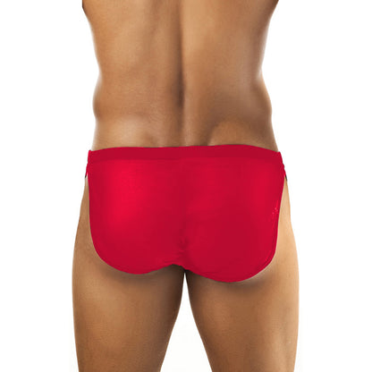 Red and White Power Net Free Size Brief Underwear