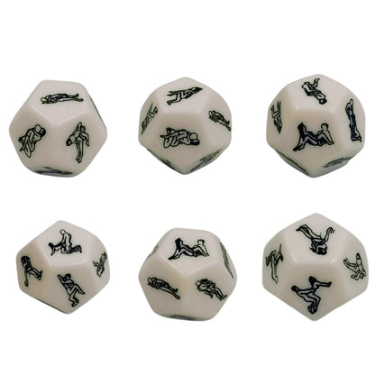 12-Sided Love Dice – Multi-Position Pleasure Game for Couples