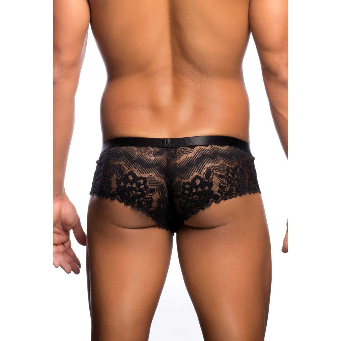 Men's Lycra Lace Free Size Boxer Underwear - Black, Red, Royal Pink
