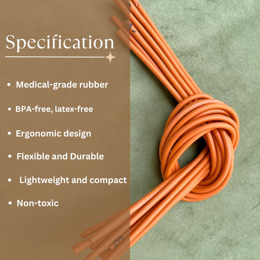 Sutra Neti Rubber, An Advanced Form Of Yogic Nasal Cleansing Set of 5, Size: 3No