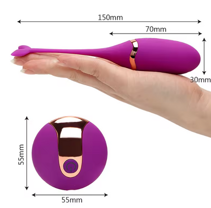 Luv Fin Fish Tail Vibrator Remote Controlled Intimate Massager - for Women