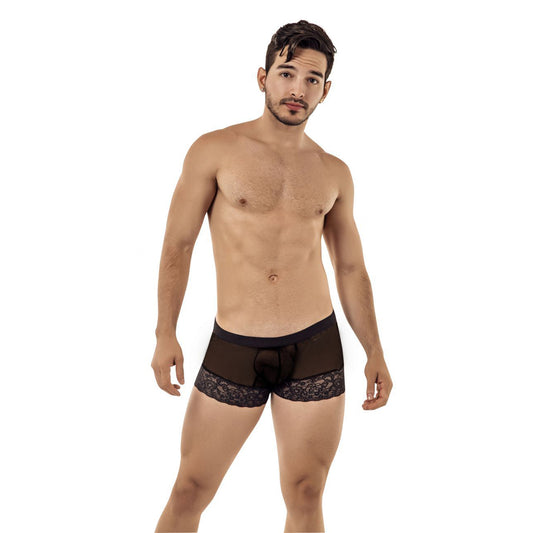 Men's Power Net + Lycra Lace Boxer Underwear (Multicolor)