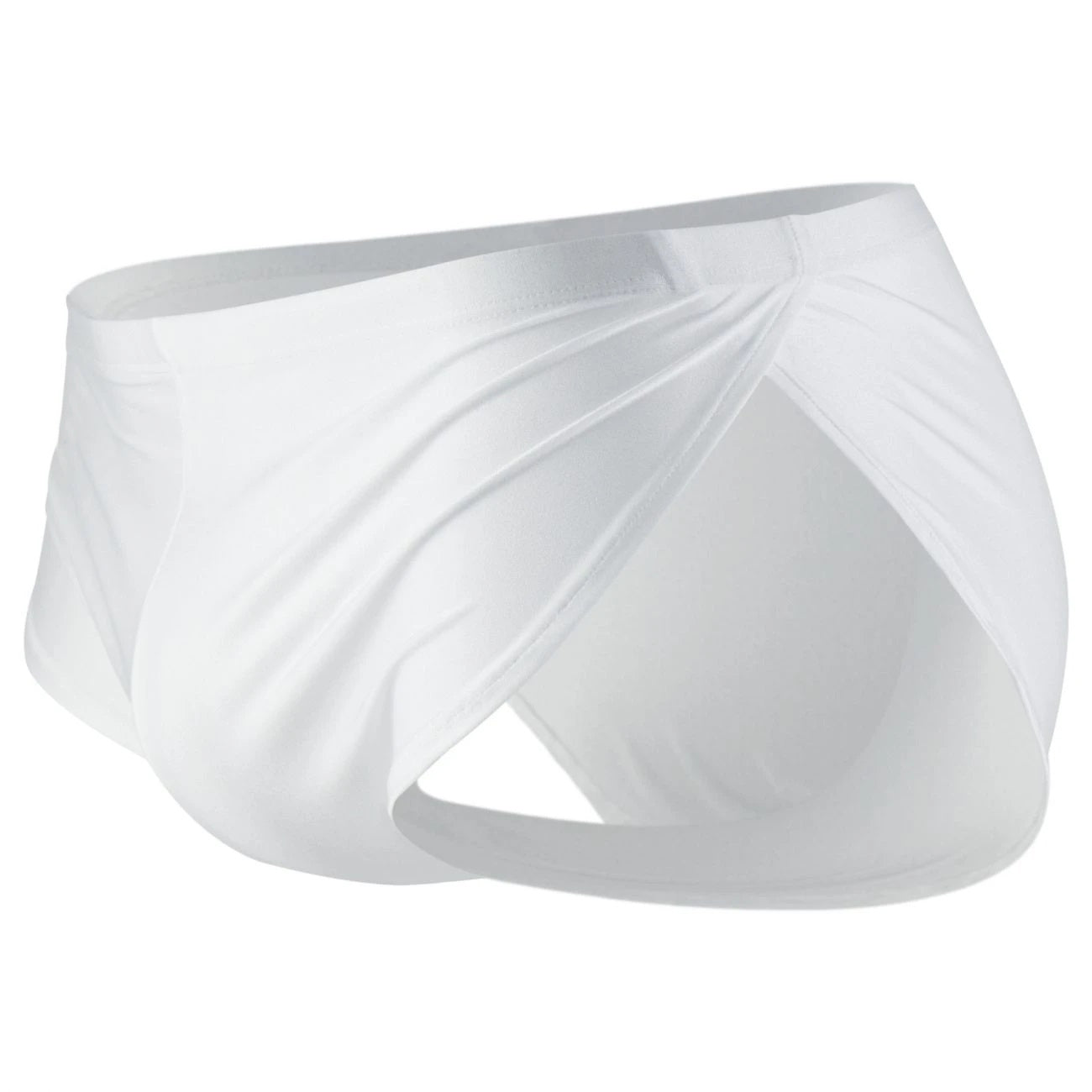 Men's Microfiber Free Size Brief Underwear (Black, Red, White)