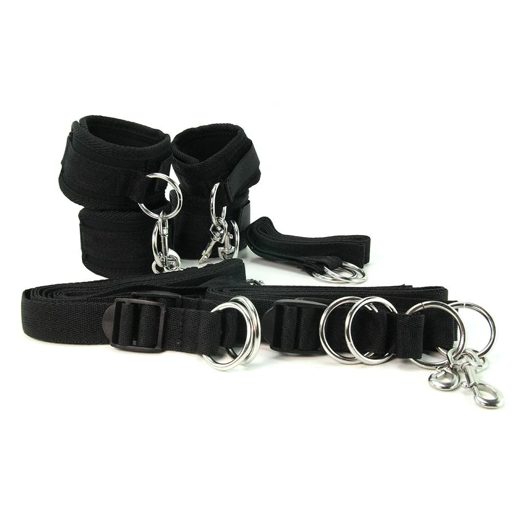 Satin Bed Restraint kit For Couples Roleplay