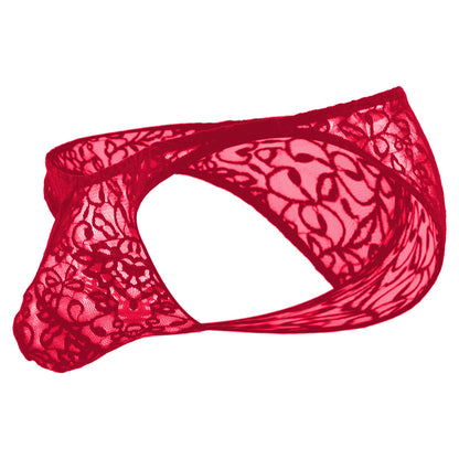 Lace Fabric Free Size Bikini Underwear (Black, Red & White)