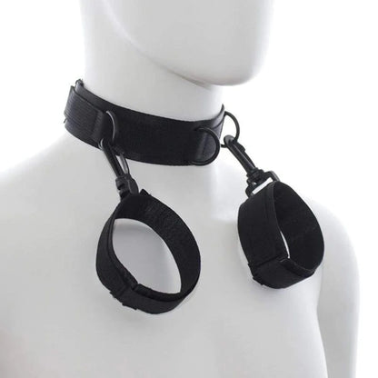 Collar To Wrist BDSM Restraint CL-01035