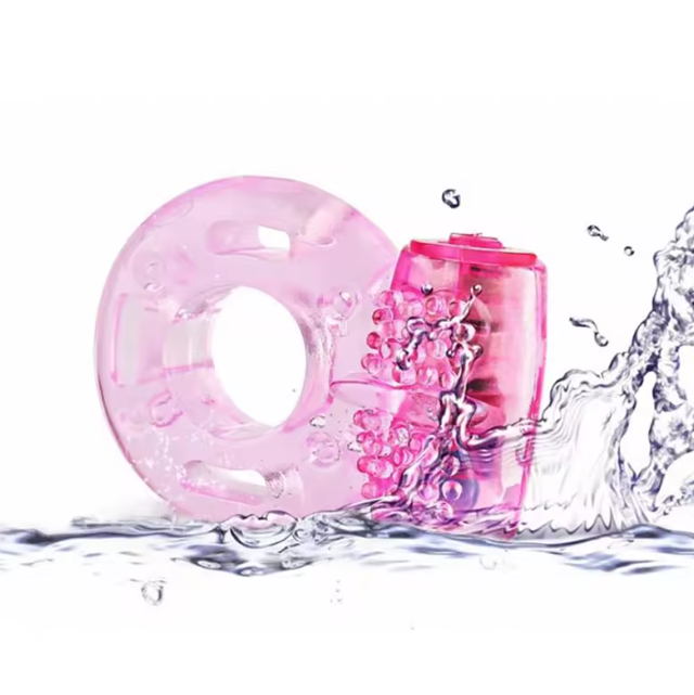 Vibrating Ring for Couples Stretchable with Bullet Vibrator