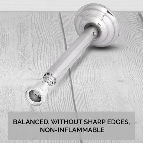Stainless Steel Trataka Candle Stand for Meditation