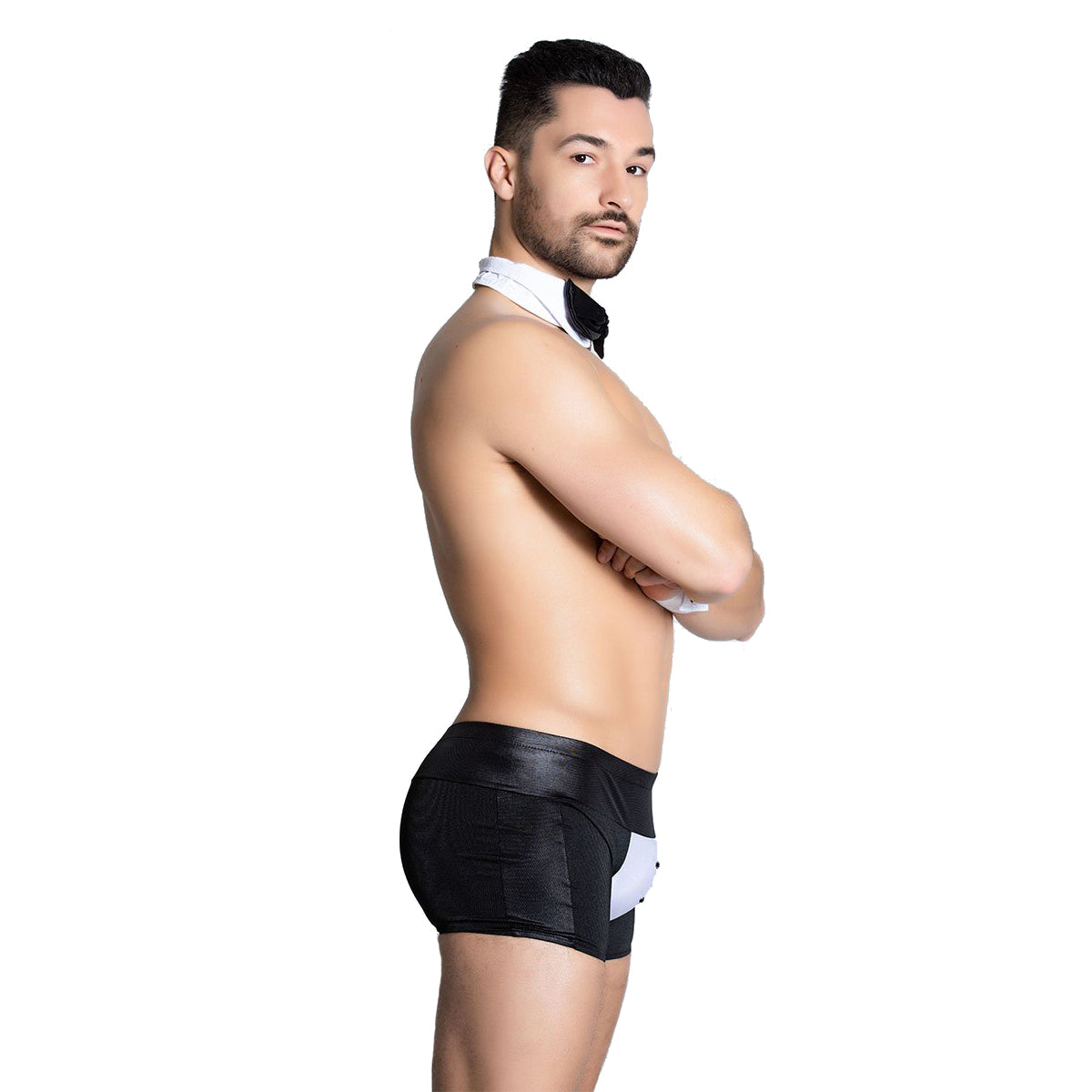Black Microfiber + Power Net  Free Size Costume underwear