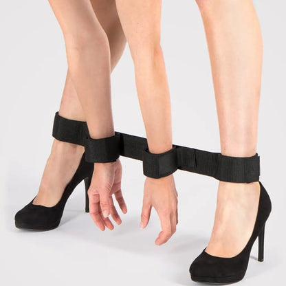 Adjustable Spreader Nylon Anklecuff and Handcuffs
