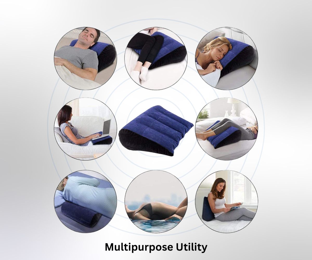 Love Making Inflatable Triangle Pillow -Enhance Intimacy with Comfort & Support