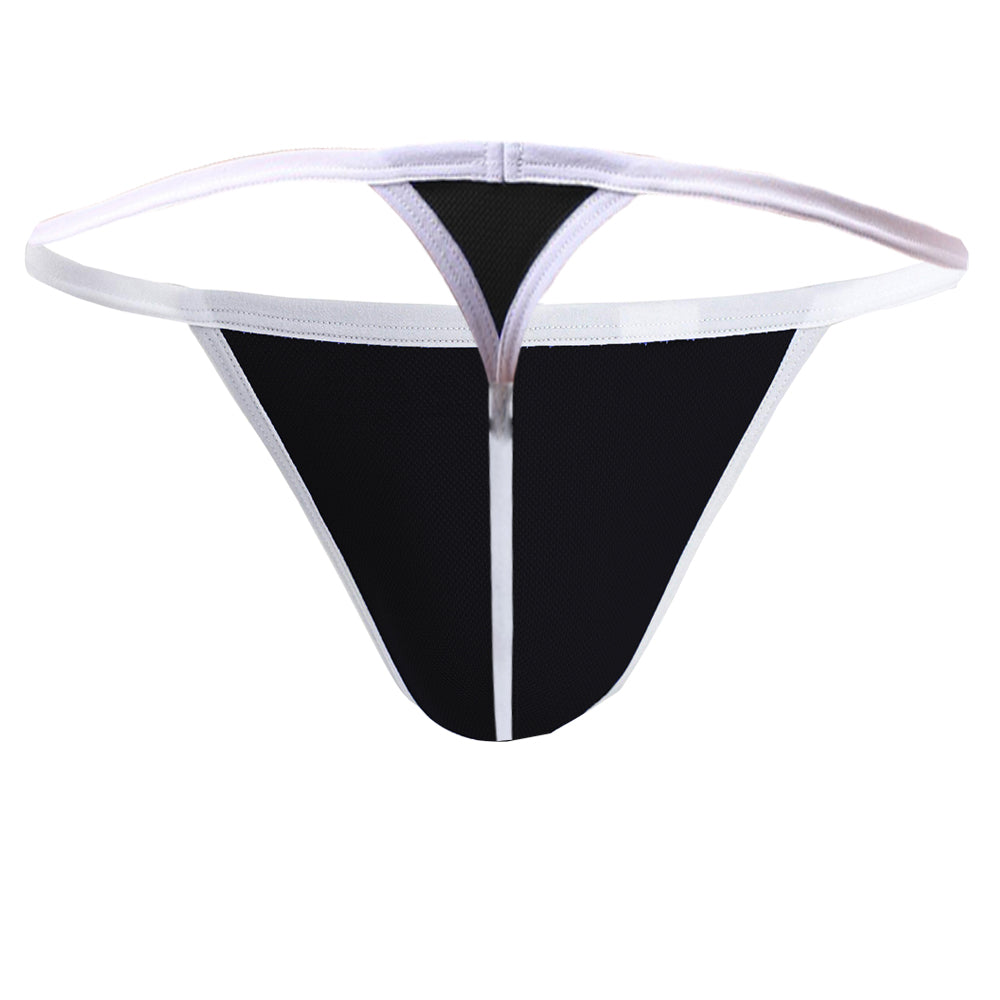 Men's Power Net Free Size Thong Underwear - Black, Red, Royal Blue, White