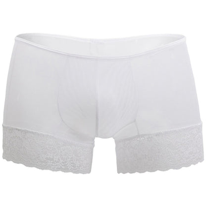 Men's Power Net + Lycra Lace Boxer Underwear (Multicolor)
