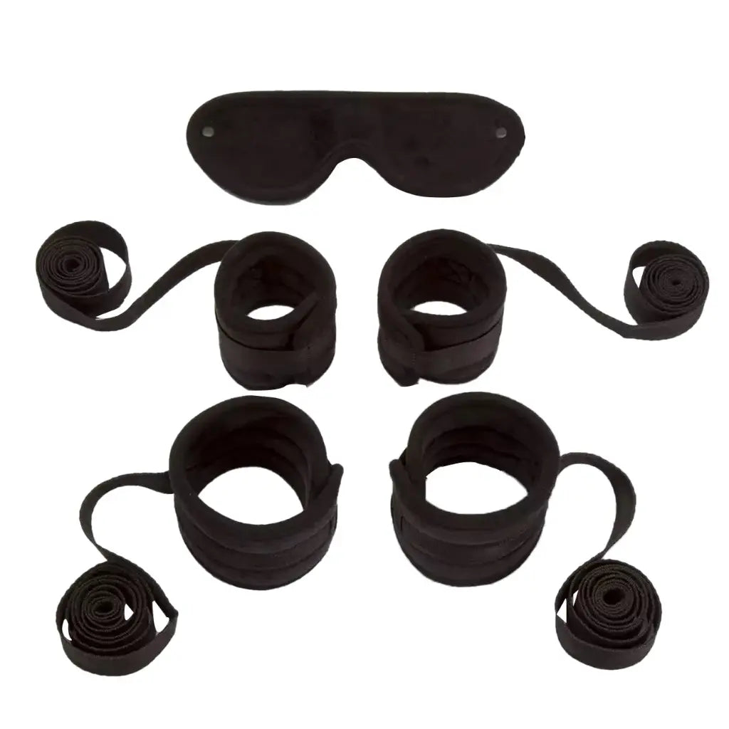 Bed Restraint & Blindfold Set- BR-01009
