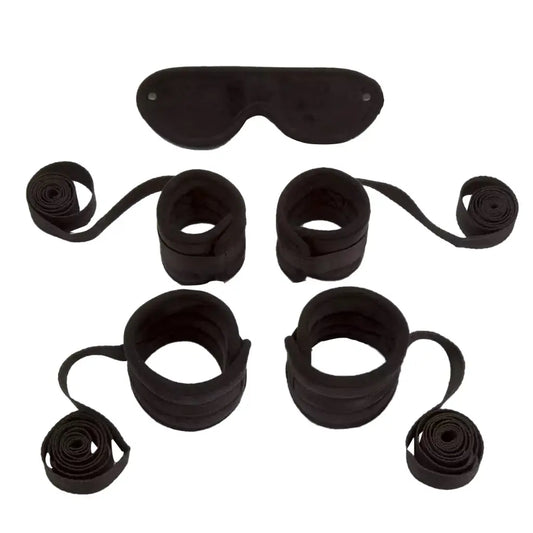Bed Restraint & Blindfold Set- BR-01009