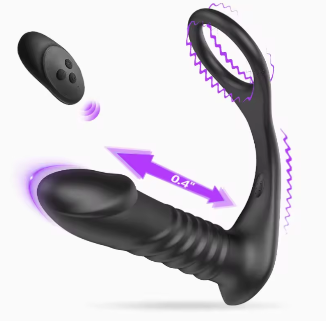 Luv Motion Remote Control Prostate Massager – Telescopic Vibrator