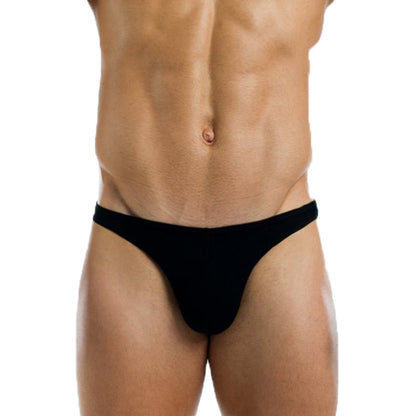 Men's Black and Red Microfiber  Brief Underwear