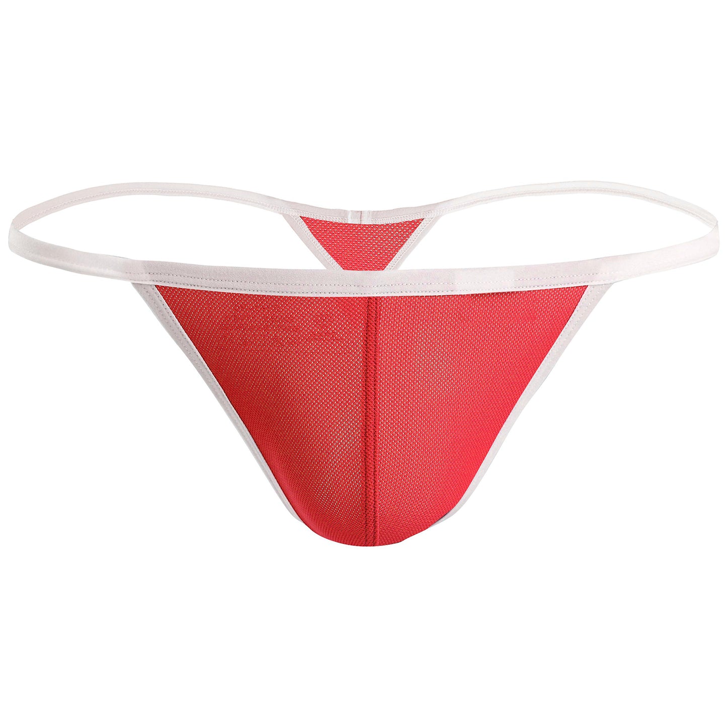 Men's Power Net Free Size Thong Underwear - Black, Red, Royal Blue, White