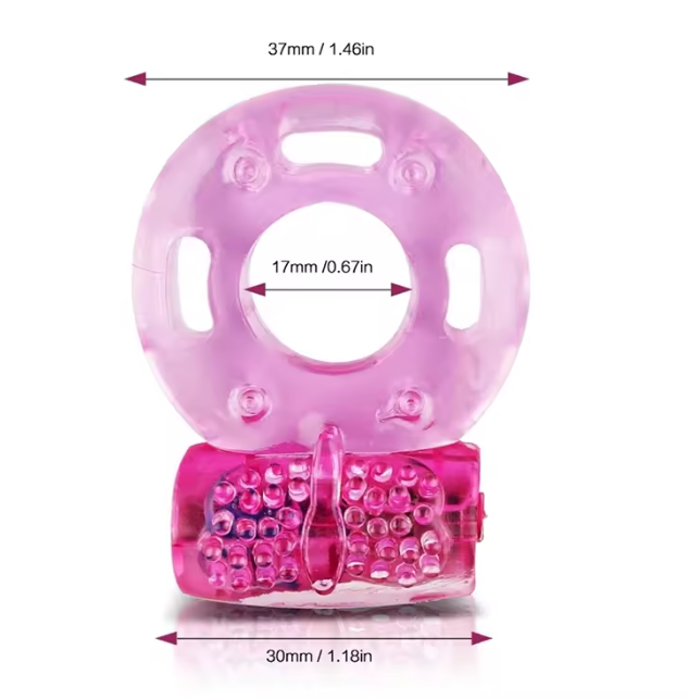 Vibrating Ring for Couples Stretchable with Bullet Vibrator