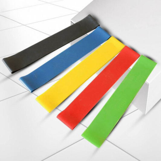 Resistance Bands (Set Of 5) - Different Resistance Strength Level