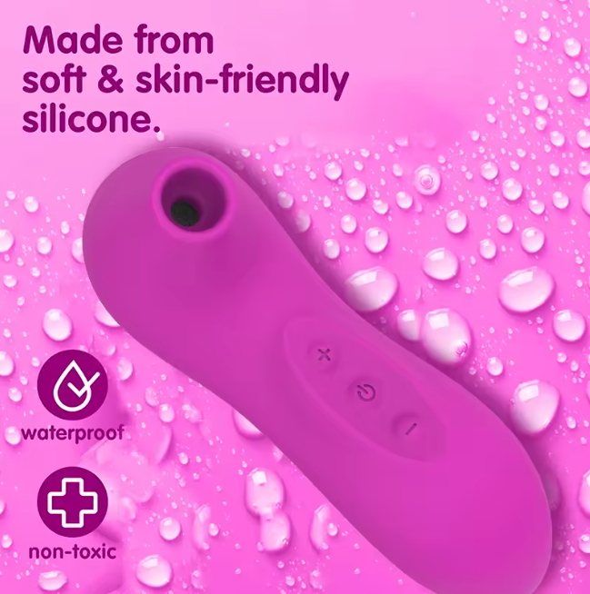 Luv Aero Vibe Silicone Massager with 10 Intensity Modes