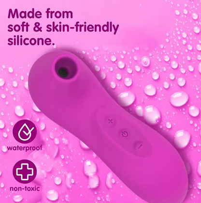 Luv Aero Vibe Silicone Massager with 10 Intensity Modes