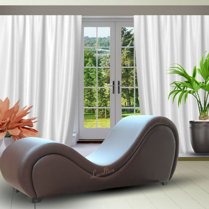 Chocolate Brown Kamasutra Chair- Premium Stylish Couch – Sculpted Curve Sofa with Enhanced Support | Luvottica