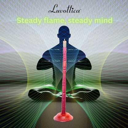 Wooden Trataka Stand – For Meditation, Focus and Yogic Concentration Practice