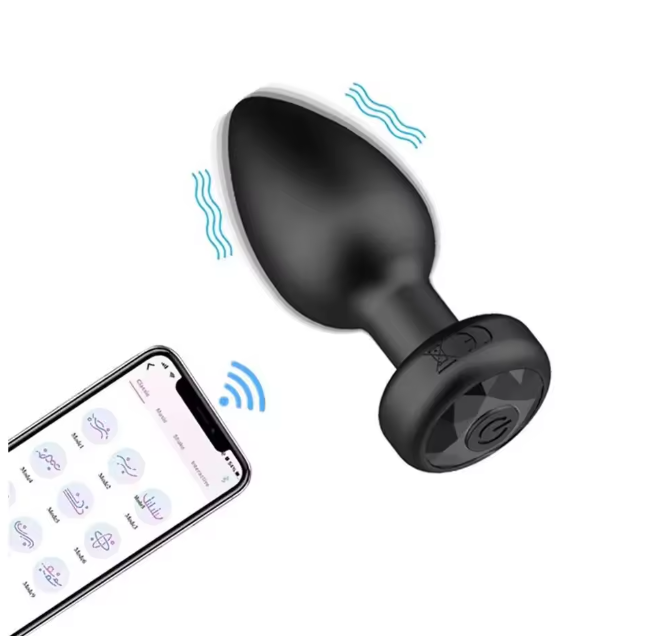 App Controlled Silicone Vibrating Plug – 10 Vibration Modes