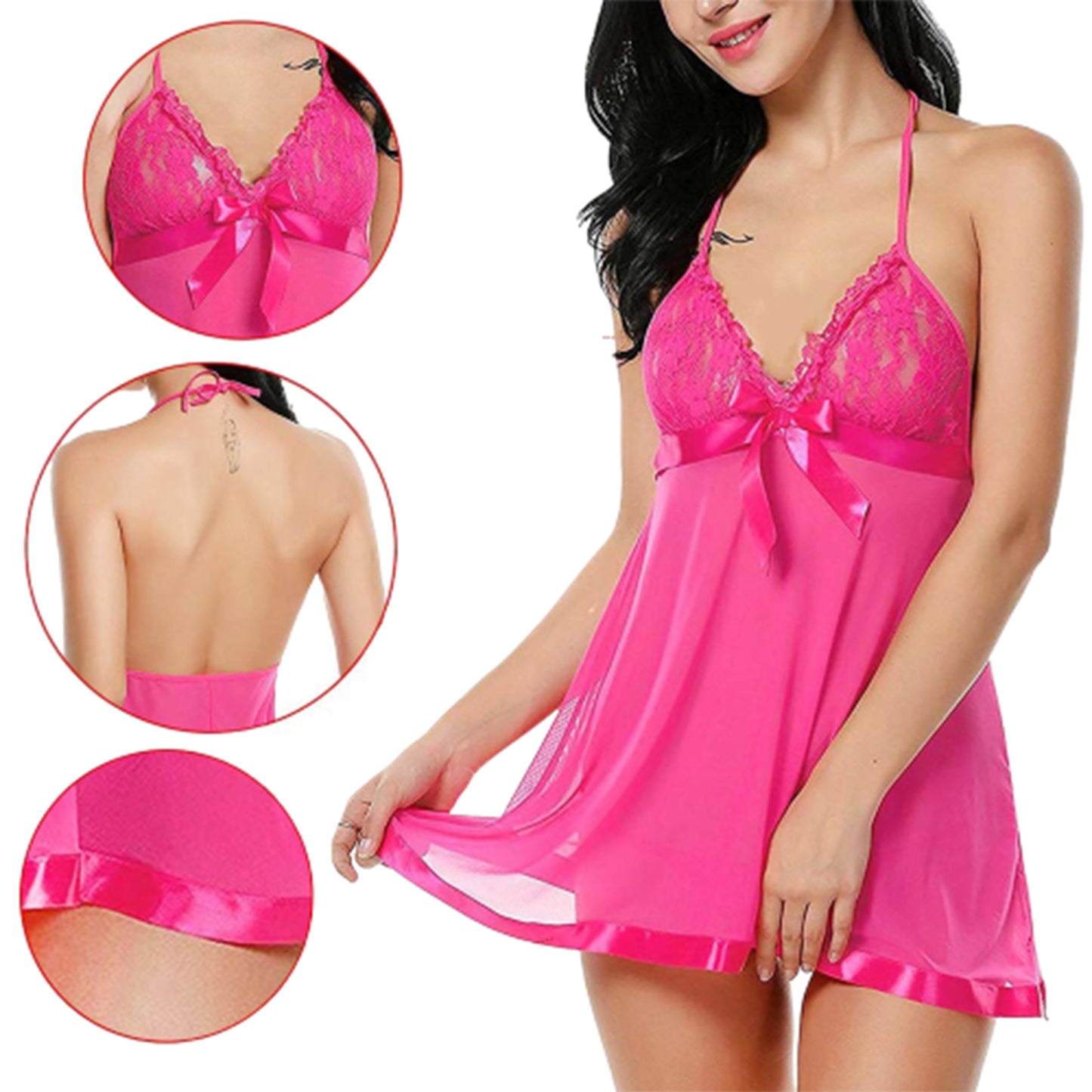 Lace Babydoll Dress & Soft Sheer Romance in Every Color