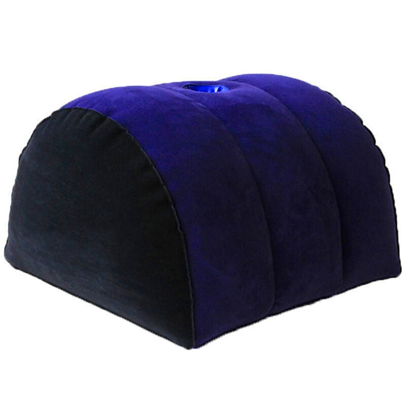 Half Moon Inflatable Pillow with Toy Mount