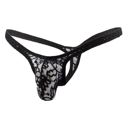 Lace Fabric Free Size Thong Underwear (Black & White) – Elegant & Comfortable"