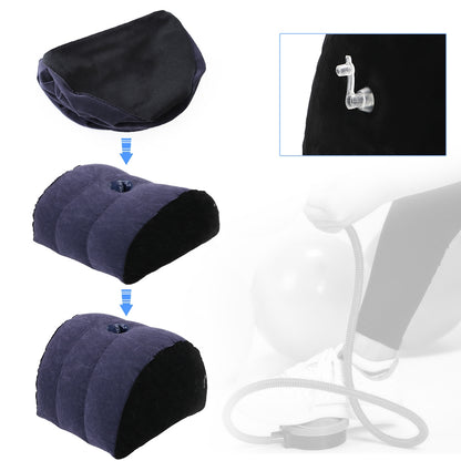 Half Moon Inflatable Pillow with Toy Mount