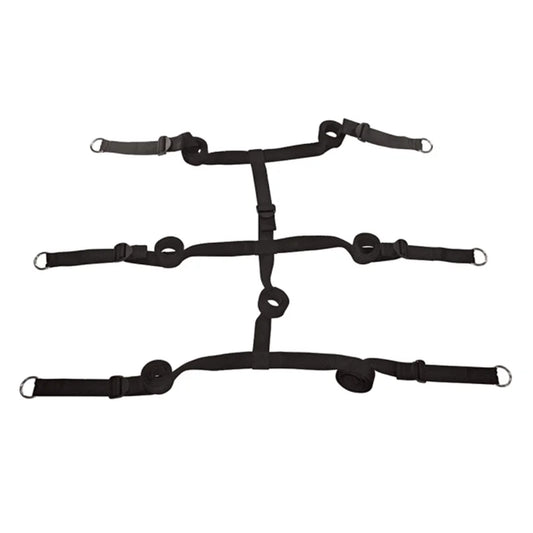 Adjustable Bed Restraint Set | Secure Bondage Gear - for Couples