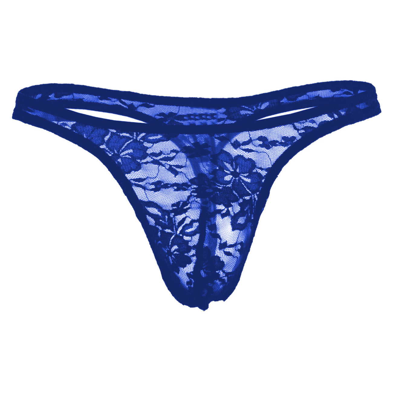 Lace Fabric Free Size Thong Underwear – Bold Elegance in Black, Red & Royal Blue