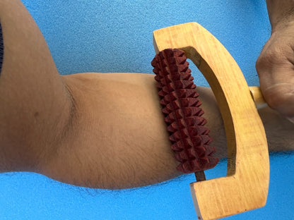 Wooden Roller Hand Massager for Body Stress – Acupressure Massager