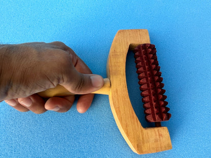 Wooden Roller Hand Massager for Body Stress – Acupressure Massager