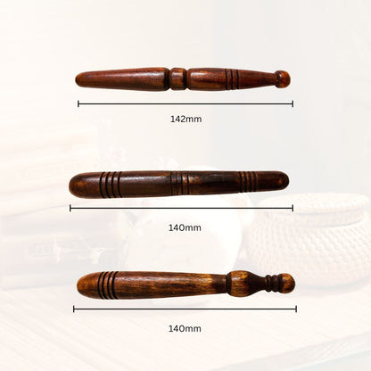 Wooden Thai Acupressure Massager Set of 6 – Full Body Relaxation & Pain Relief