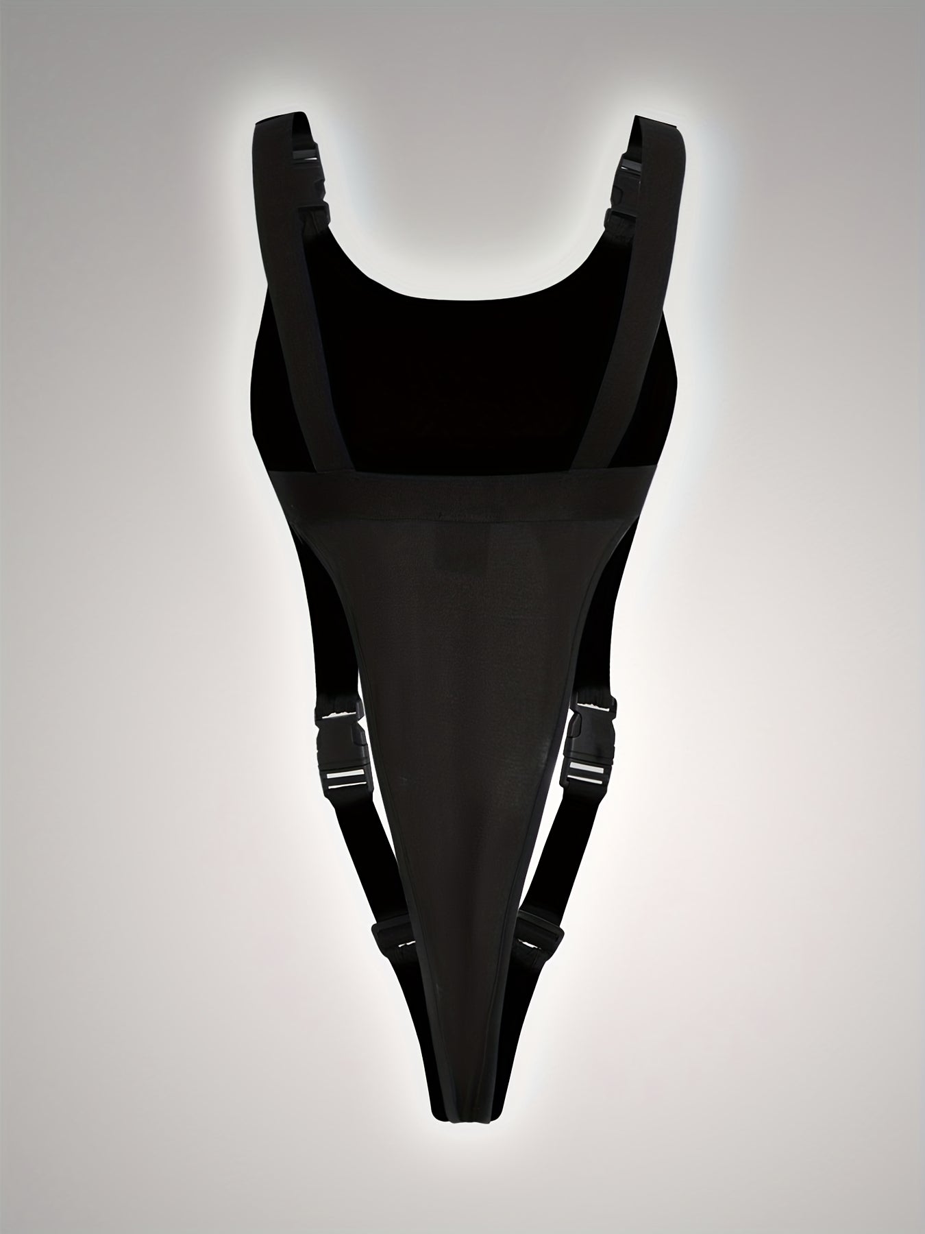 Black Adjustable Cut Out Bodysuit