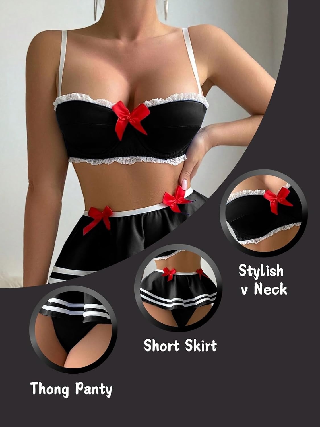 Cute Bow Lingerie Set – Playful, Flirty & Irresistible